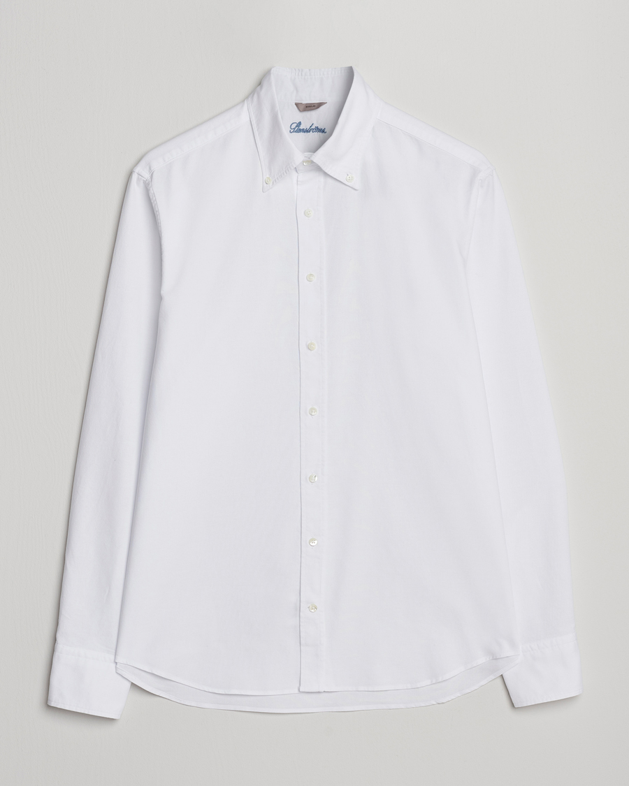 Herre | Skjorter | Stenströms | Regular Fit Oxford Shirt White