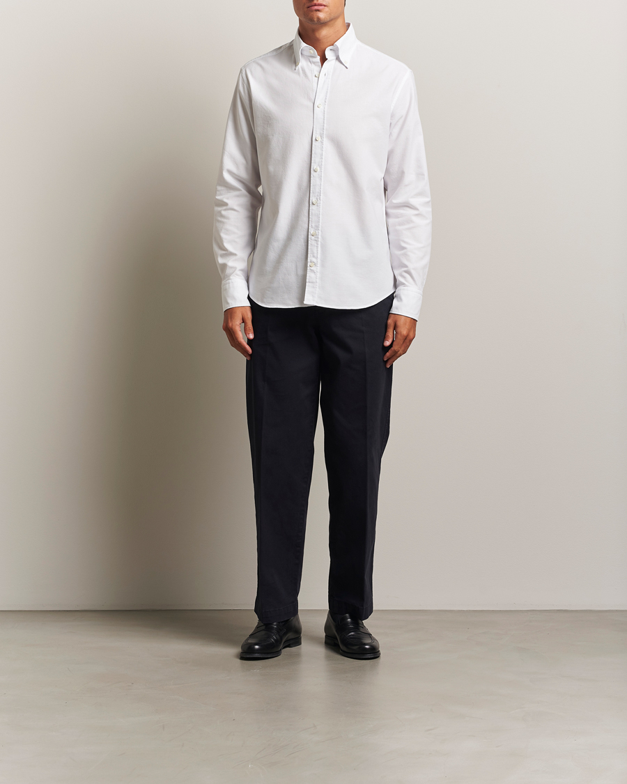 Herre | Skjorter | Stenströms | Regular Fit Oxford Shirt White