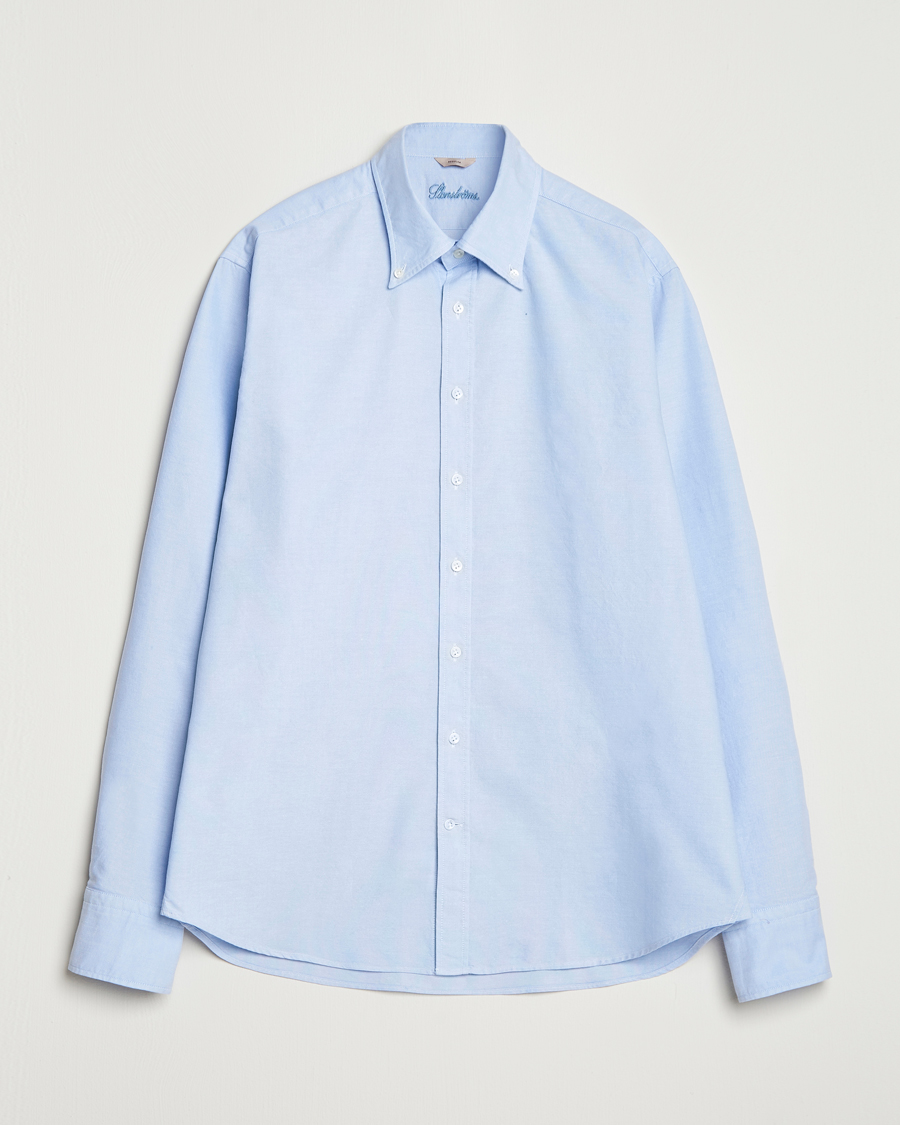 Herre | Skjorter | Stenströms | Regular Fit Oxford Shirt Light Blue