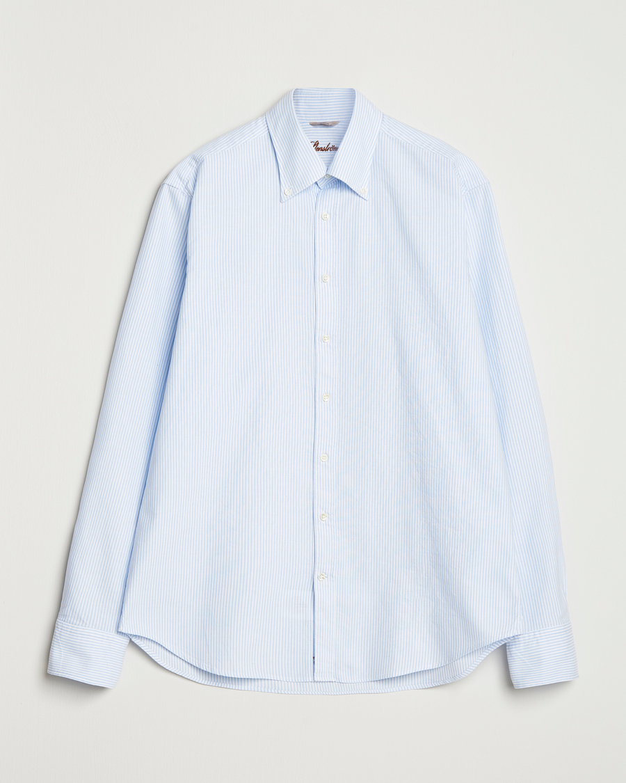 Herre | Skjorter | Stenströms | Regular Fit Oxford Shirt Blue/White