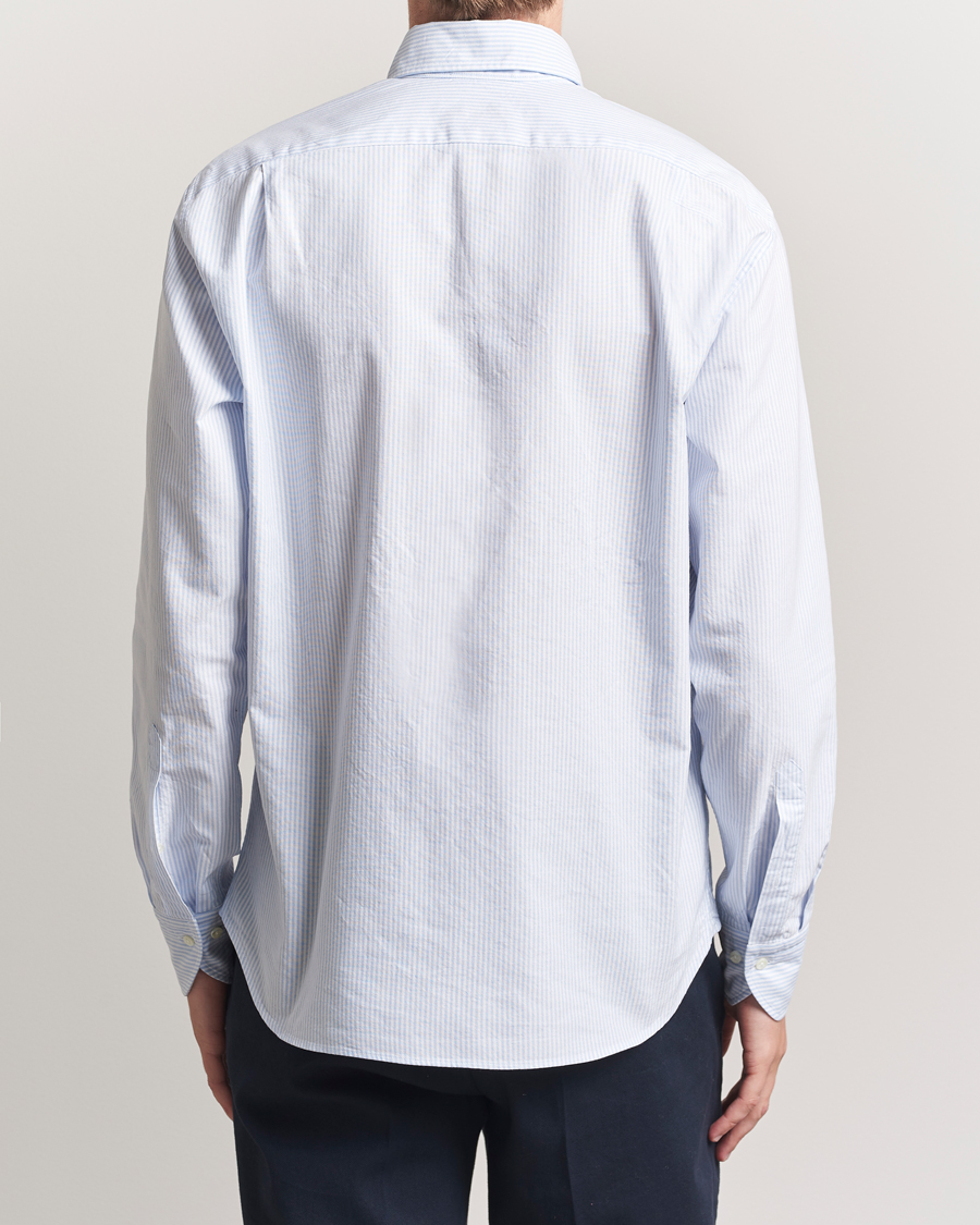 Herre | Skjorter | Stenströms | Regular Fit Oxford Shirt Blue/White