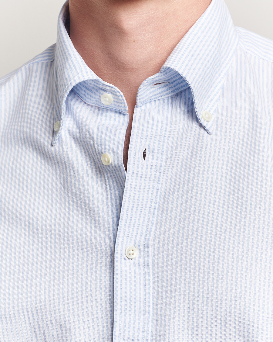 Herre | Skjorter | Stenströms | Regular Fit Oxford Shirt Blue/White