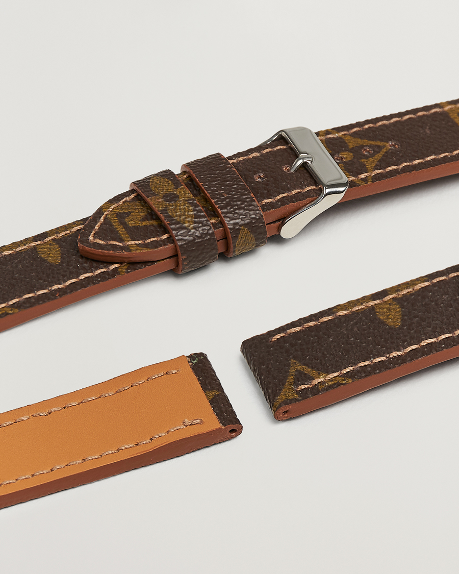 Herre | Care with Carl Watch Strap Re-made Louis Vuitton Monogram | Care with Carl | Watch Strap Re-made Louis Vuitton Monogram