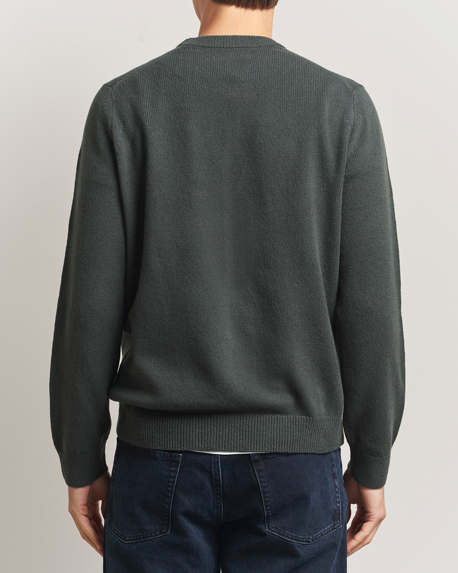 Herre | Gensere | Samsøe Samsøe | Isak Knitted Crew Neck Dark Evergreen