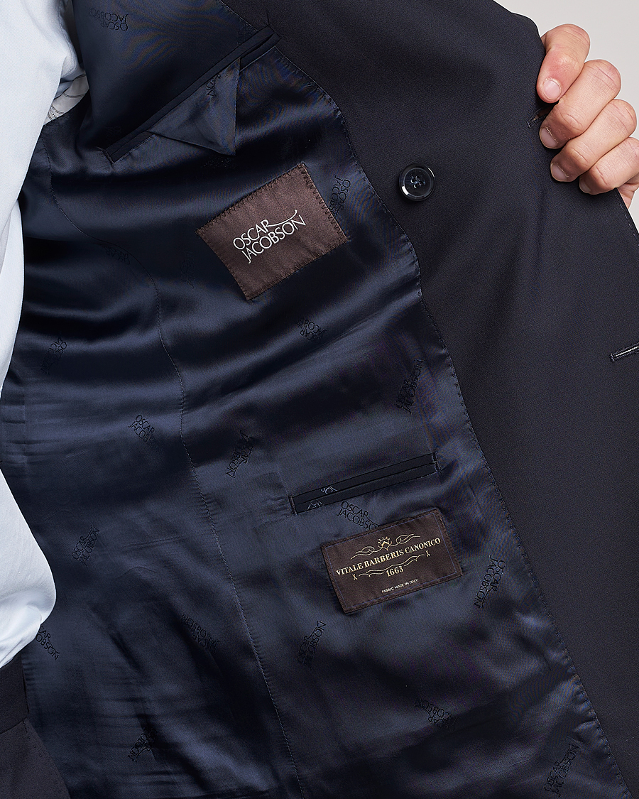 Herre | Dressjakker | Oscar Jacobson | Farris Wool Blazer Navy