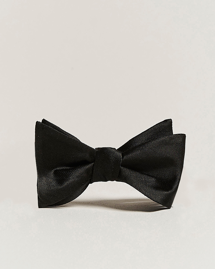 Herre | Slips | Oscar Jacobson | Bow Tie, Self Tie Black