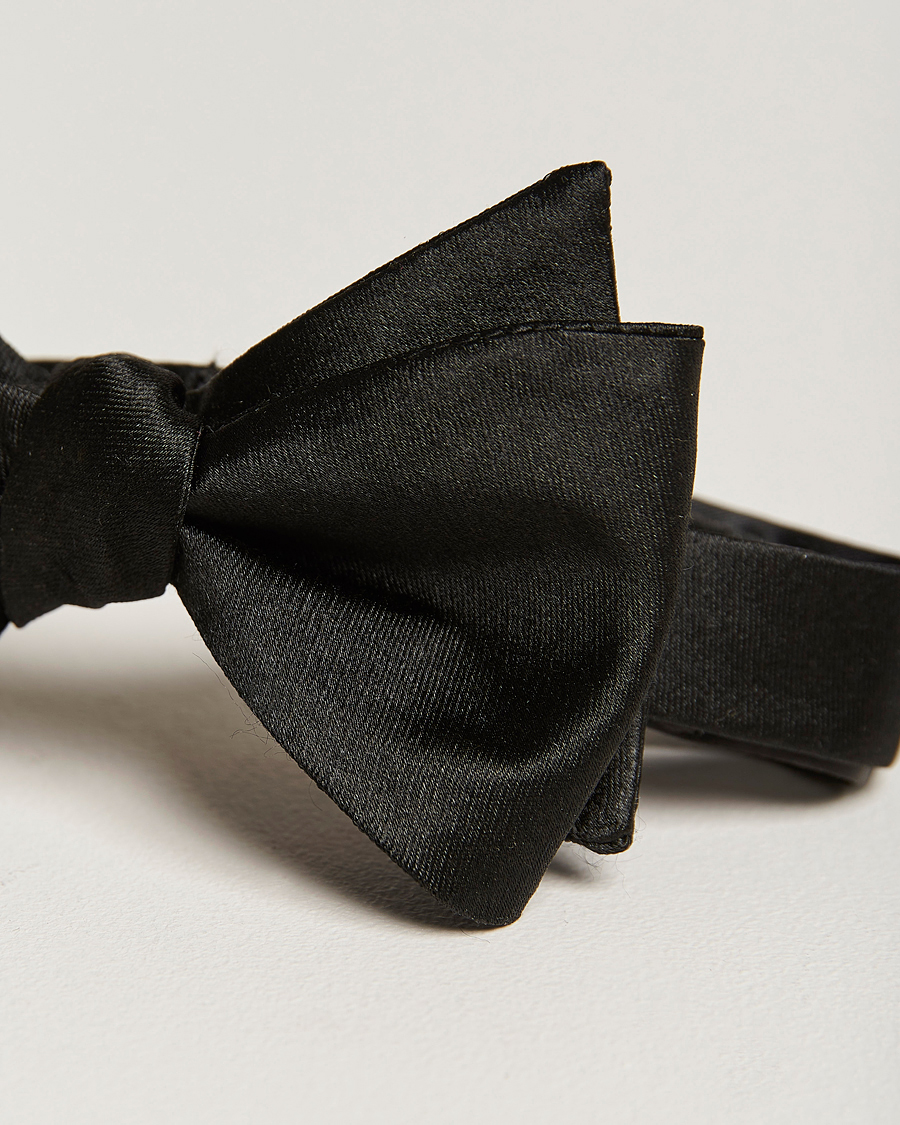 Herre | Slips | Oscar Jacobson | Bow Tie, Self Tie Black