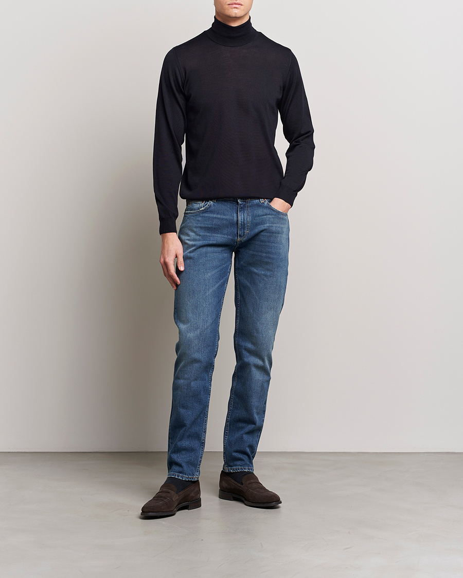 Herre | Jeans | Oscar Jacobson | Albert Cotton Stretch Jeans Vintage Wash