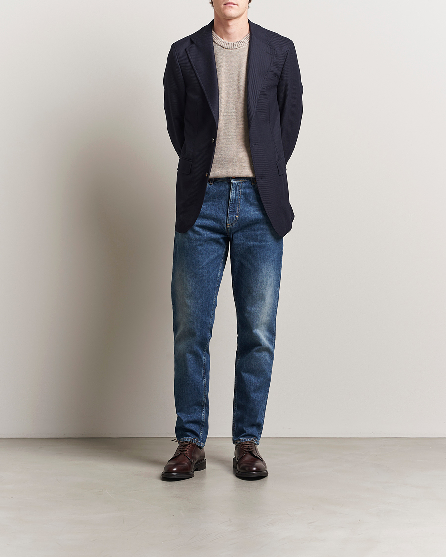 Herre | Jeans | Oscar Jacobson | Karl Cotton Stretch Jeans Vintage Wash