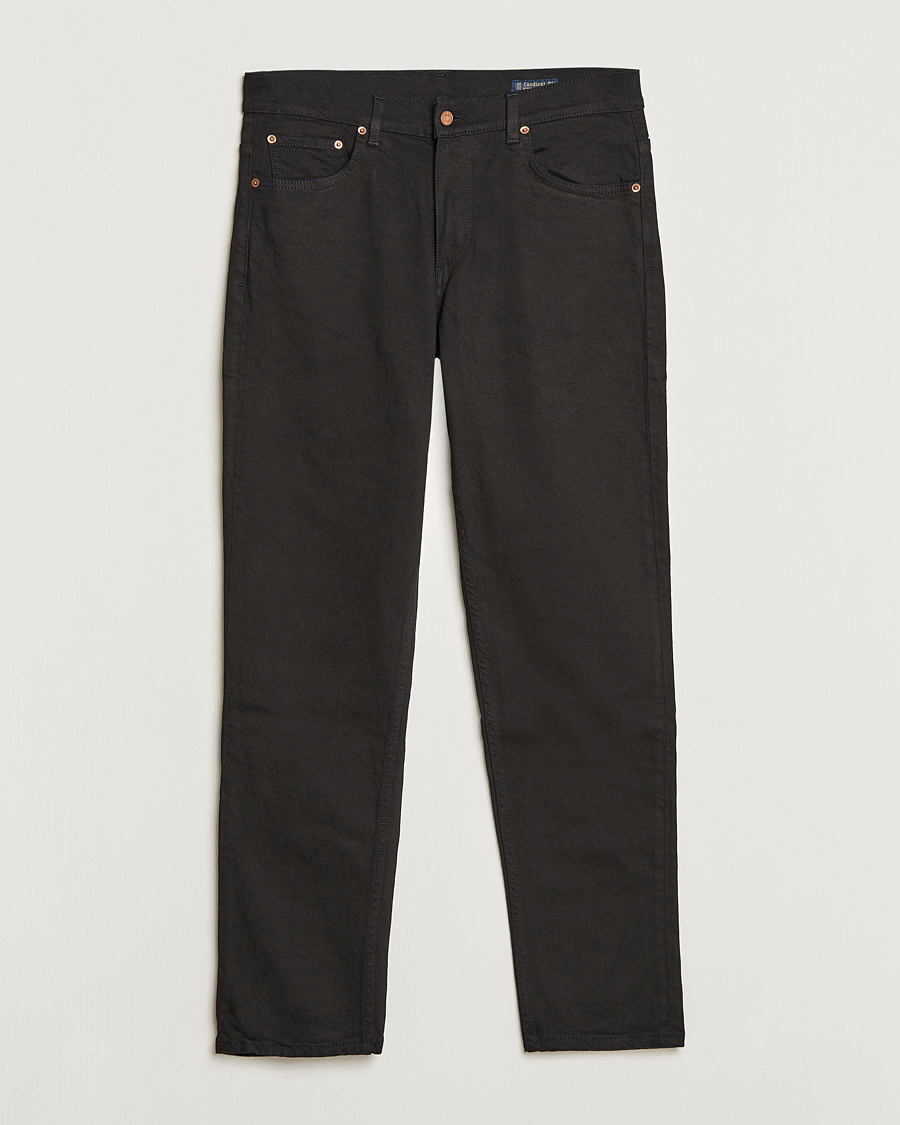 Herre | Jeans | Oscar Jacobson | Karl Cotton Stretch Jeans Black