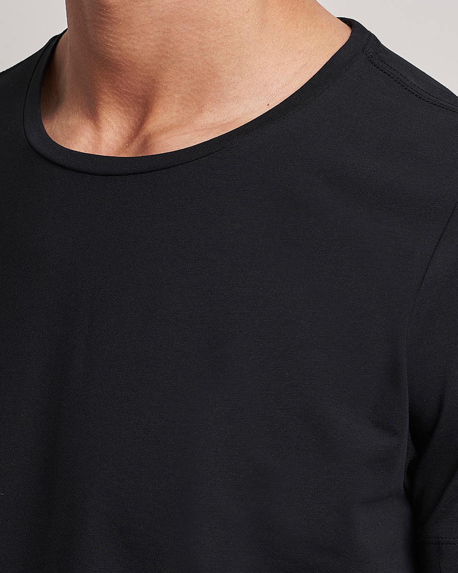 Herre | T-Shirts | Oscar Jacobson | Kyran Cotton T-Shirt Black