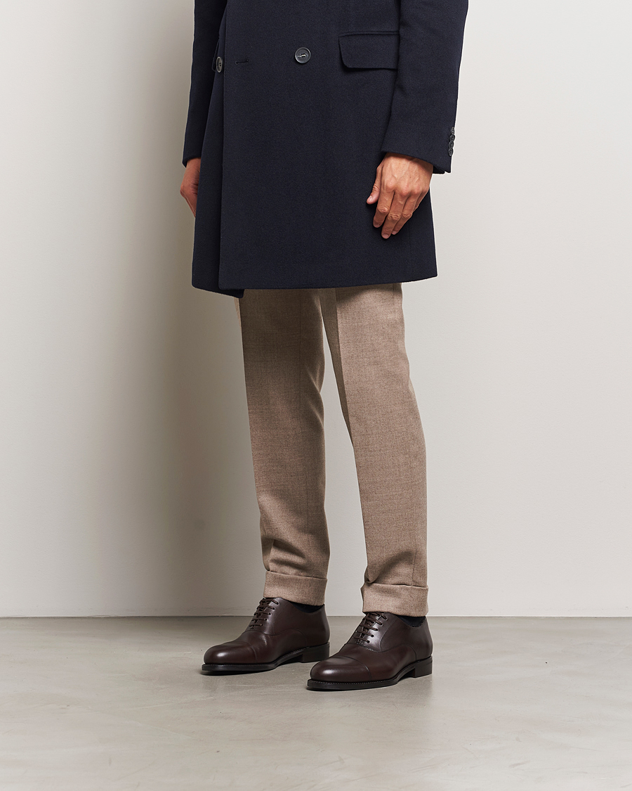 Herre | Oxfords | Oscar Jacobson | Oxford Shoes Dark Mud Brown