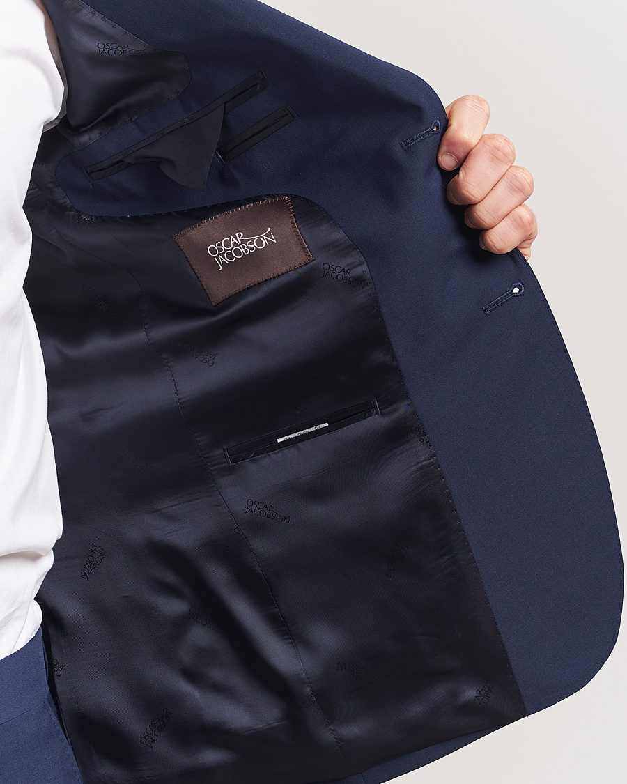 Herre | Dressjakker | Oscar Jacobson | Ego Wool Blend Blazer Navy