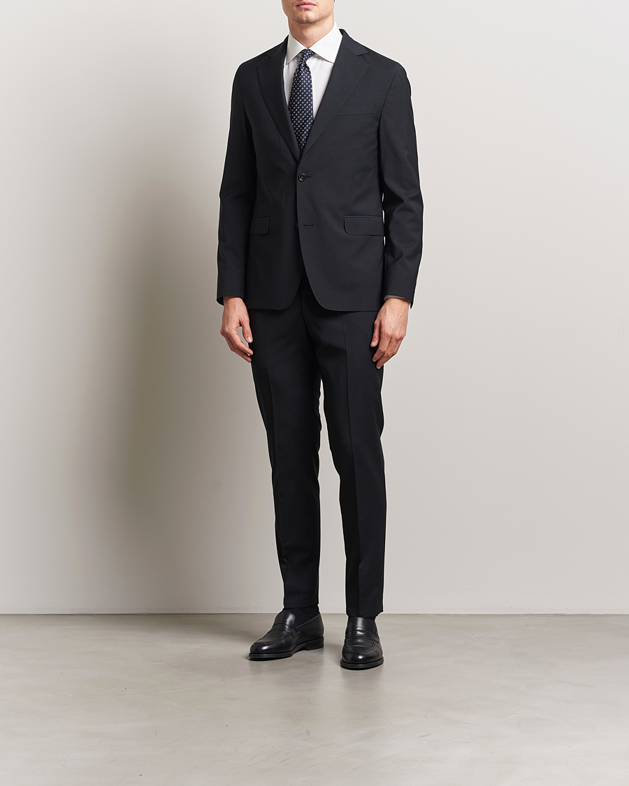 Herre | Dressjakker | Oscar Jacobson | Ego Wool Blend Blazer Black