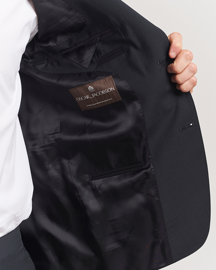 Herre | Dressjakker | Oscar Jacobson | Ego Wool Blend Blazer Black