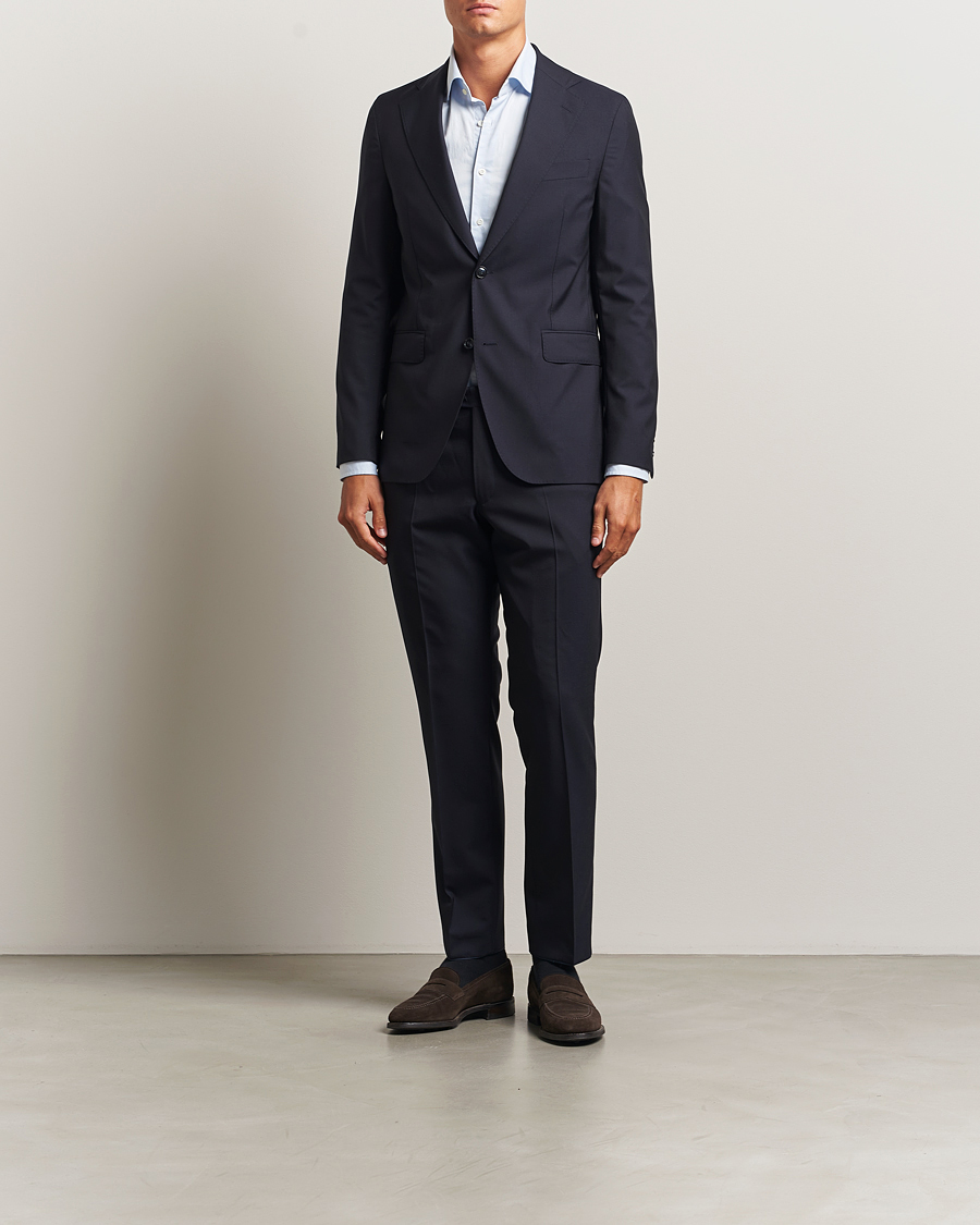 Herre | Dressjakker | Oscar Jacobson | Ego Wool Blazer Navy