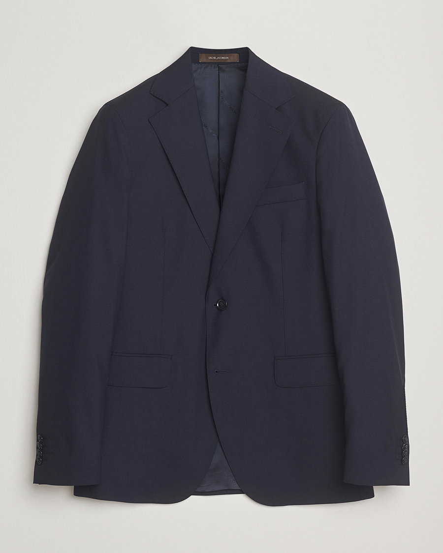 Herre | Dressjakker | Oscar Jacobson | Ego Wool Blazer Blue