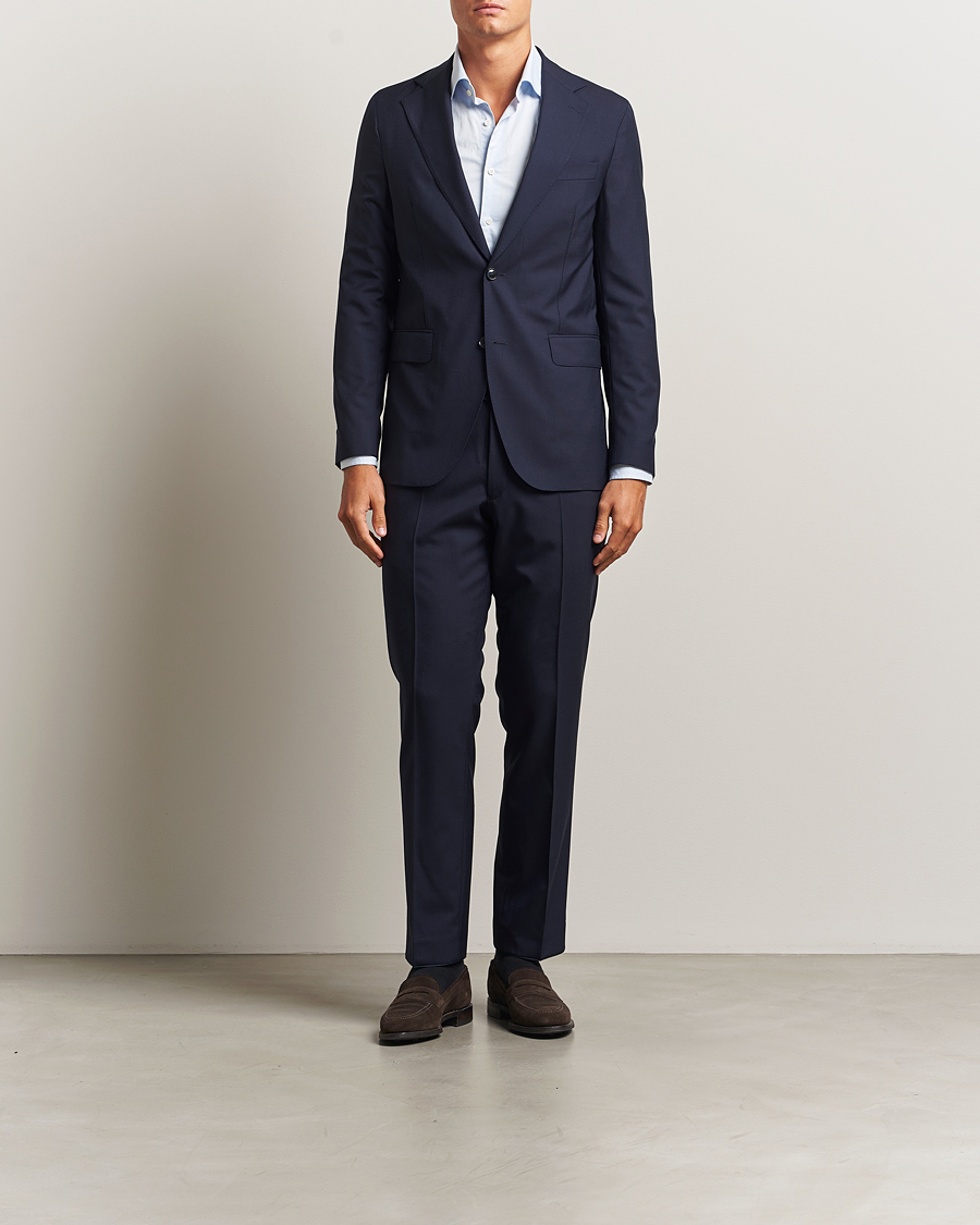 Herre | Dressjakker | Oscar Jacobson | Ego Wool Blazer Blue