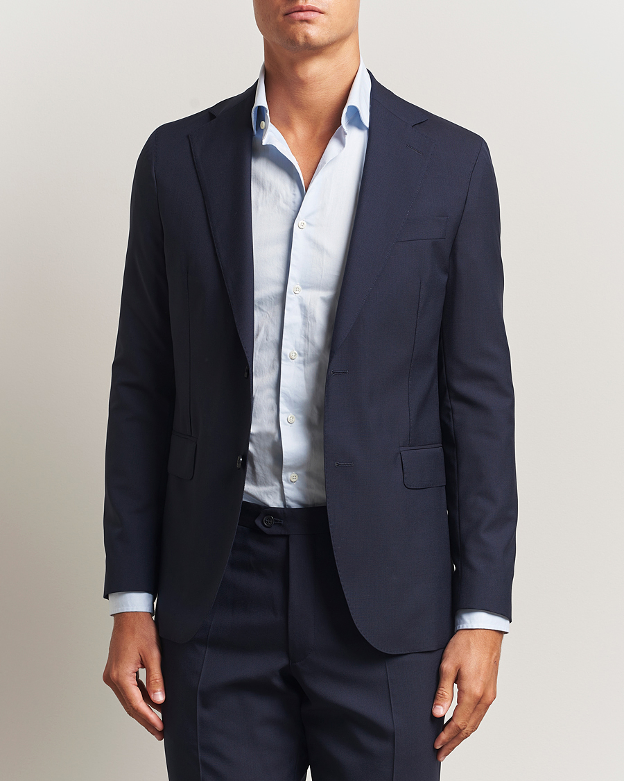 Herre | Dressjakker | Oscar Jacobson | Ego Wool Blazer Blue
