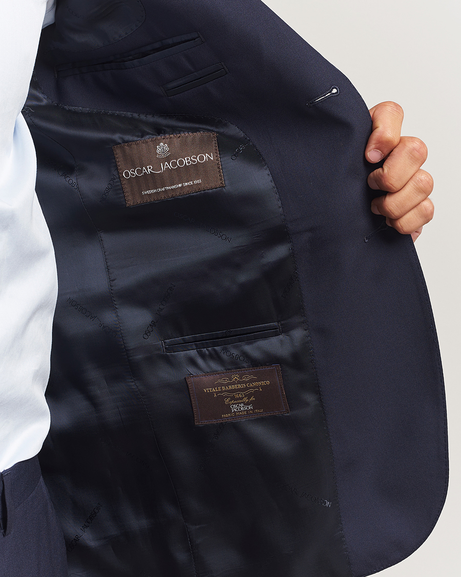 Herre | Dressjakker | Oscar Jacobson | Ego Wool Blazer Blue