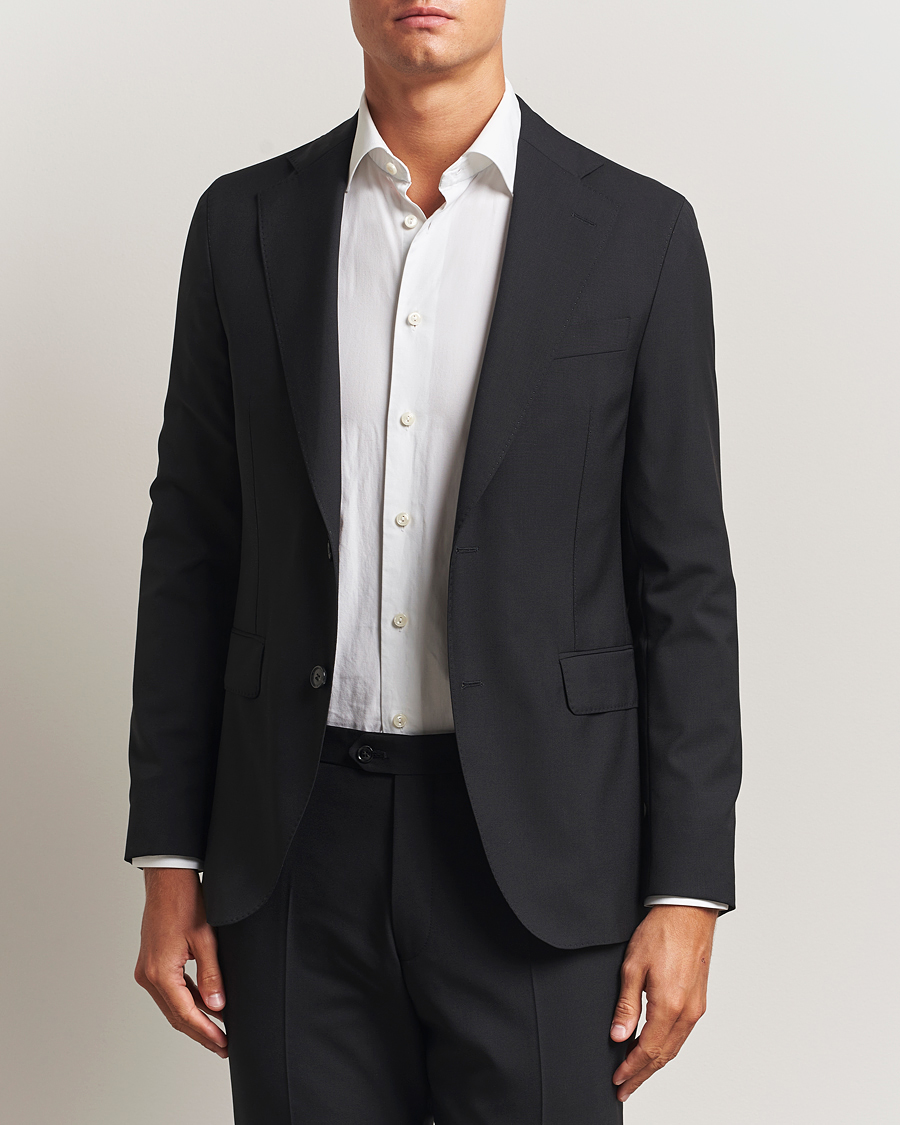 Herre | Dressjakker | Oscar Jacobson | Ego Wool Blazer Black