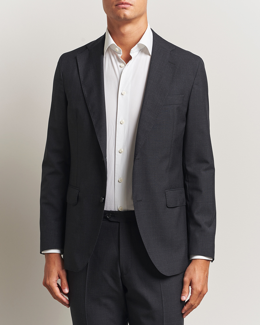 Herre | Dressjakker | Oscar Jacobson | Fogerty Wool Blazer Grey