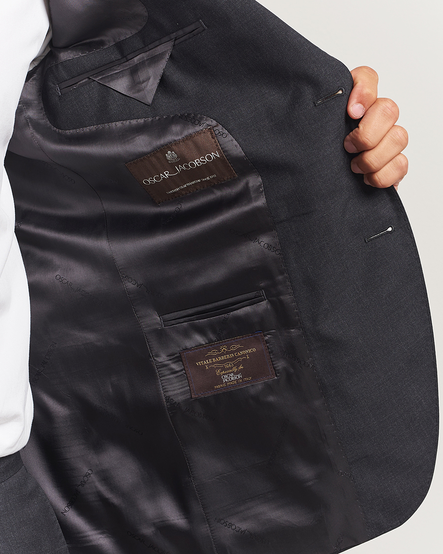 Herre | Dressjakker | Oscar Jacobson | Fogerty Wool Blazer Grey