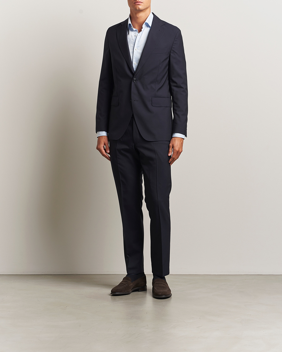 Herre | Dressjakker | Oscar Jacobson | Fogerty Wool Blazer Navy