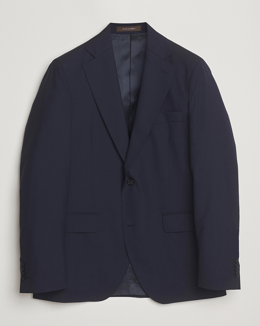 Herre | Dressjakker | Oscar Jacobson | Fogerty Wool Blazer Blue