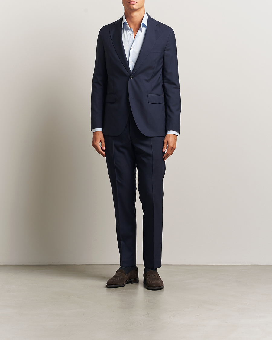 Herre | Dressjakker | Oscar Jacobson | Fogerty Wool Blazer Blue