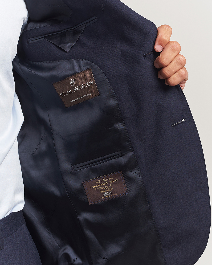 Herre | Dressjakker | Oscar Jacobson | Fogerty Wool Blazer Blue