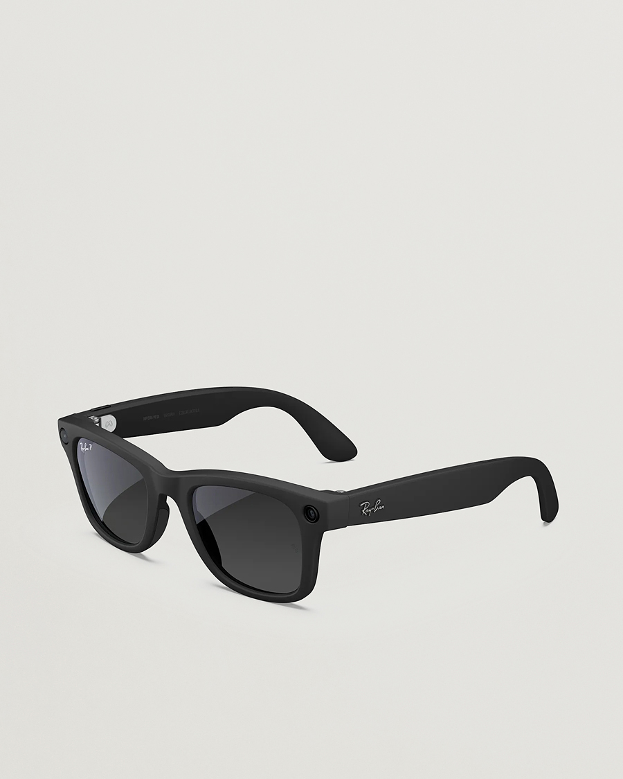 Herre | Solbriller | Ray-Ban | Wayfarer Meta 50 Sunglasses Matte Black