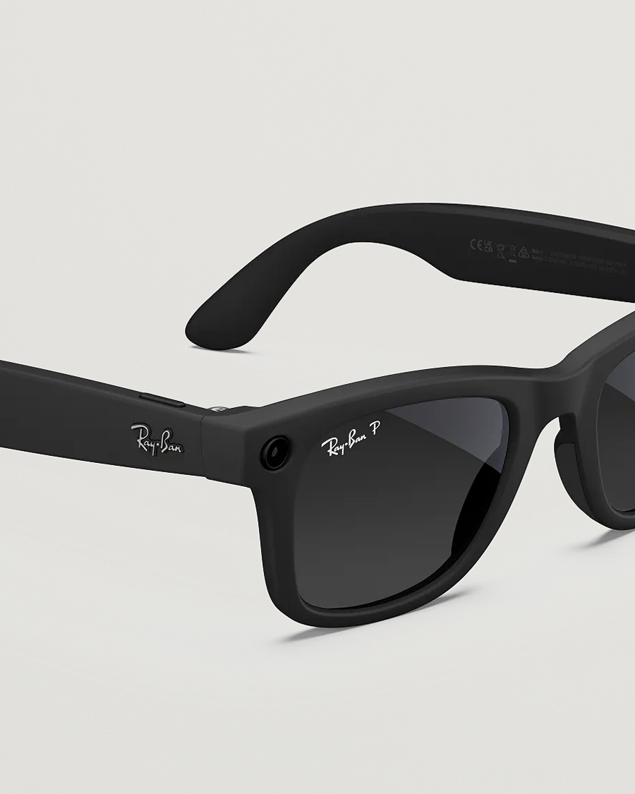 Herre | Solbriller | Ray-Ban | Wayfarer Meta 53 Sunglasses Matte Black