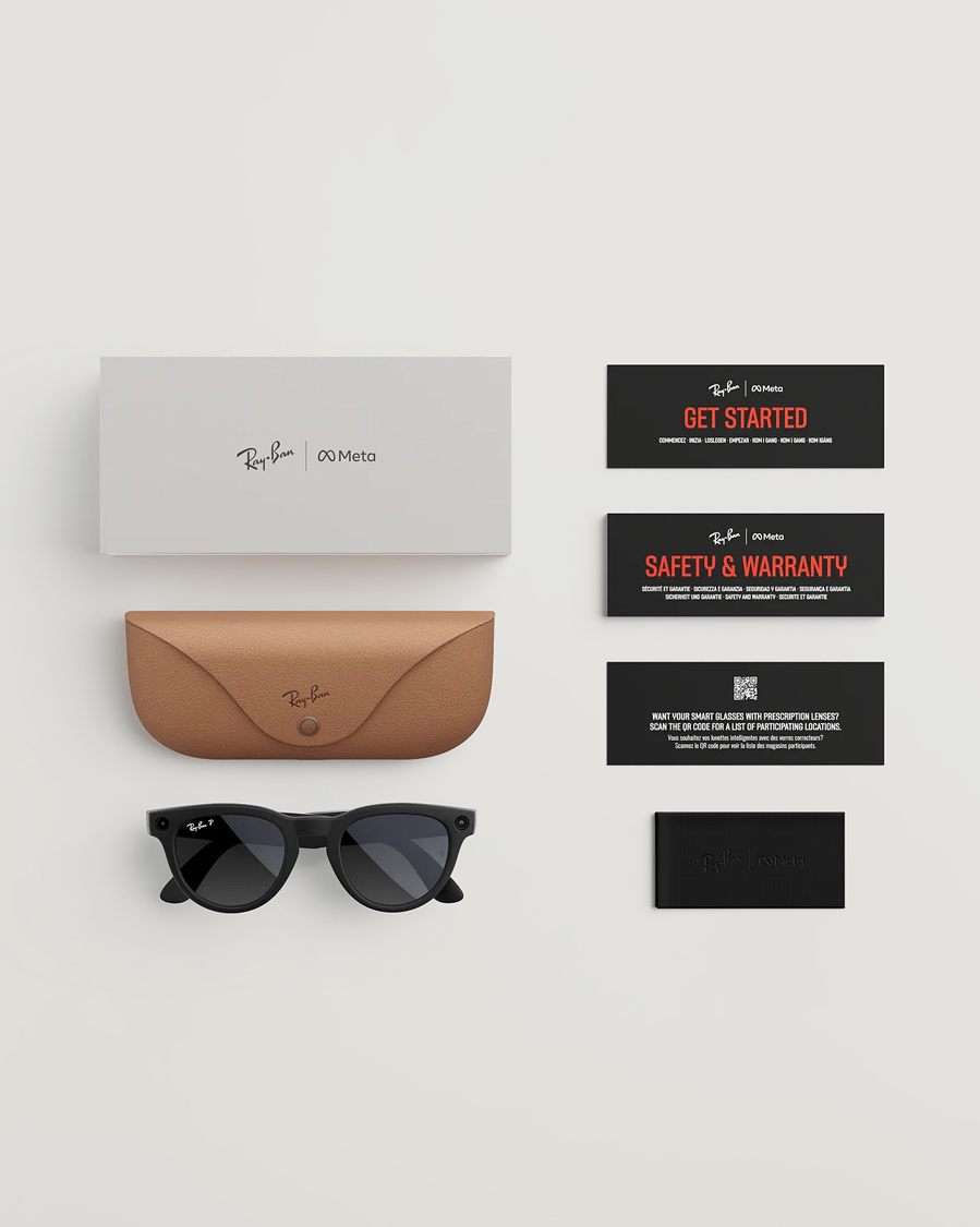 Herre | Solbriller | Ray-Ban | Headliner Meta Sunglasses Matte Black