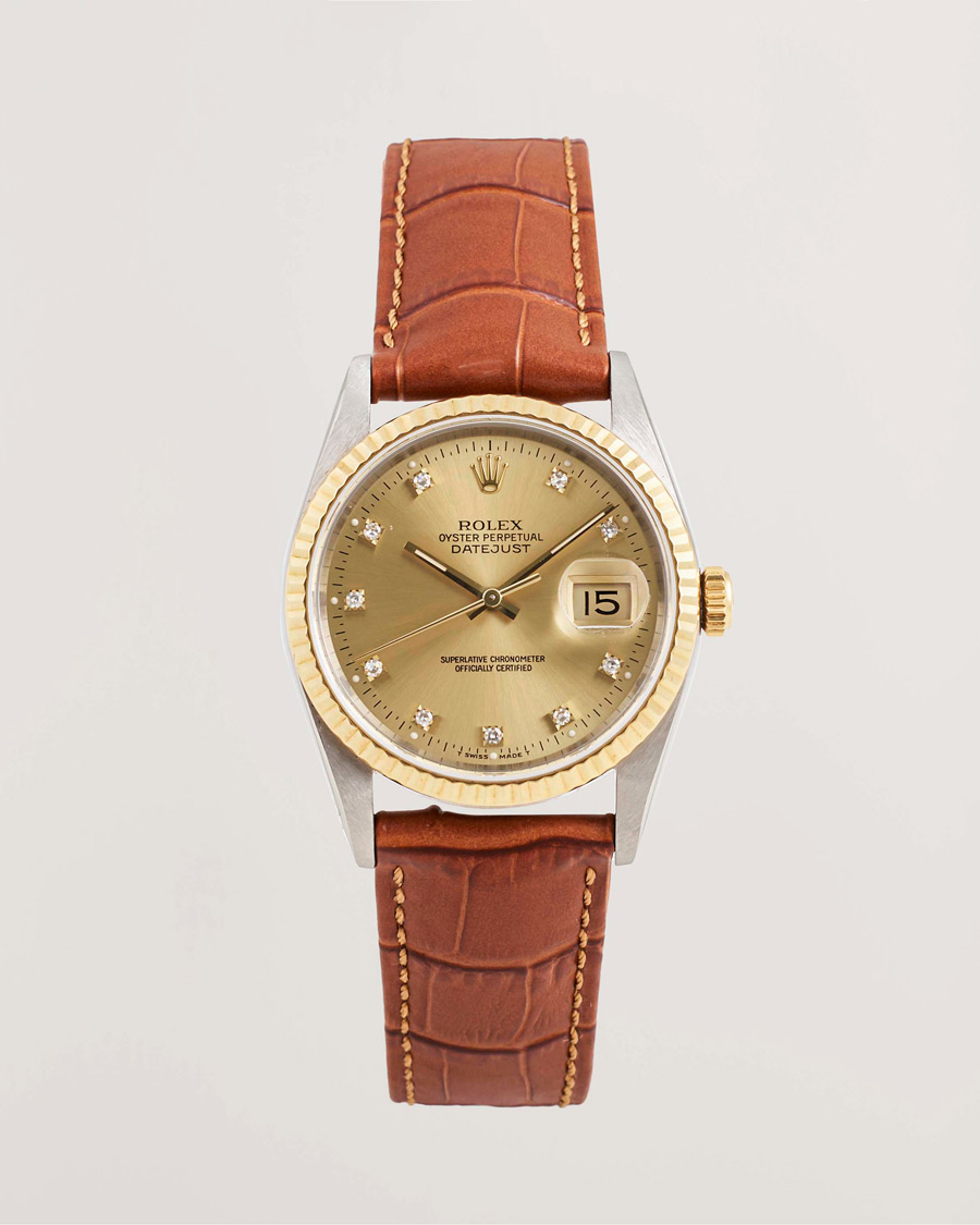 Herre | Pre-Owned & Vintage Watches | Rolex Pre-Owned | Datejust 36 G/S Diamant