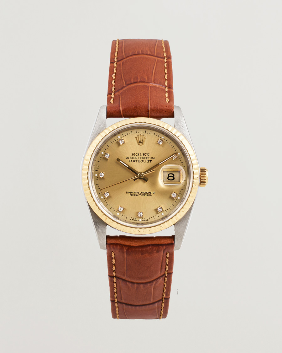 Herre | Pre-Owned & Vintage Watches | Rolex Pre-Owned | Datejust 36 G/S Diamant