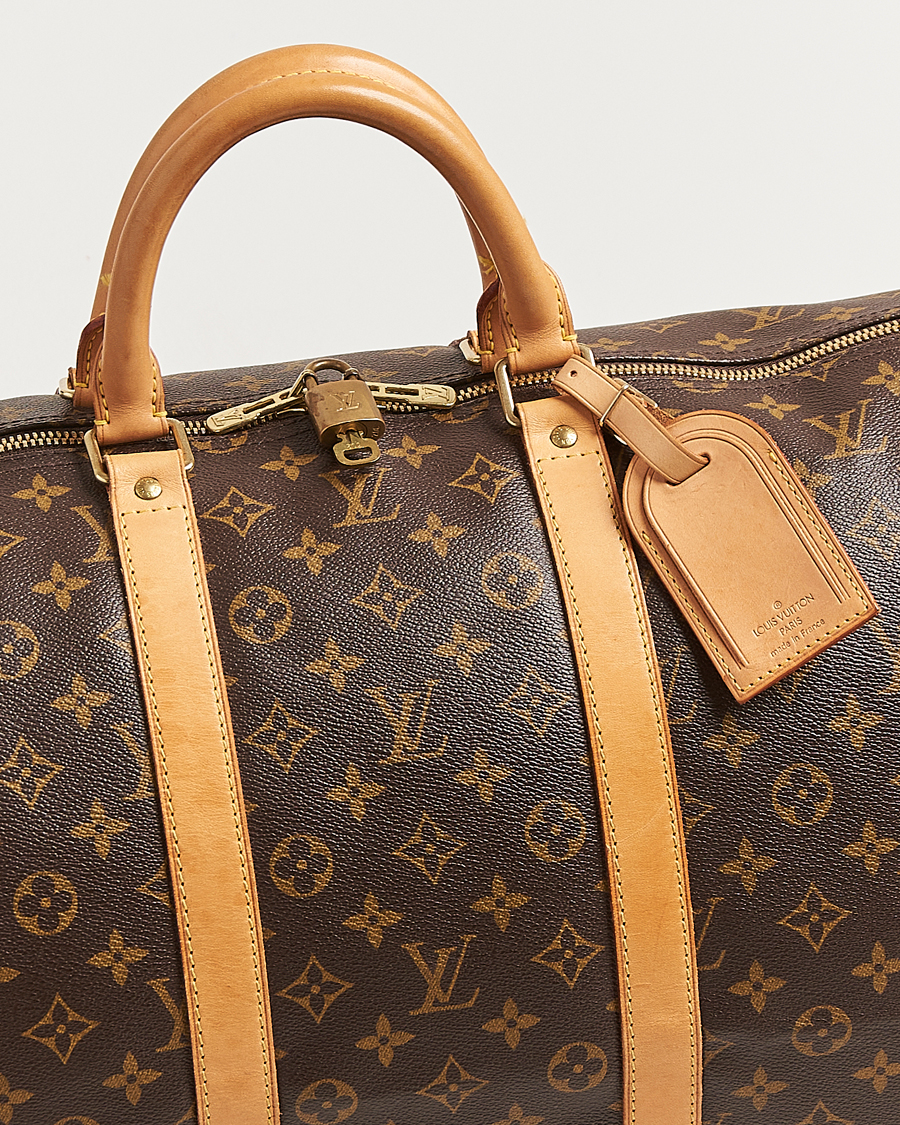 Herre | Pre-Owned & Vintage Bags | Louis Vuitton Pre-Owned | Keepall Bandouliére 55 Monogram