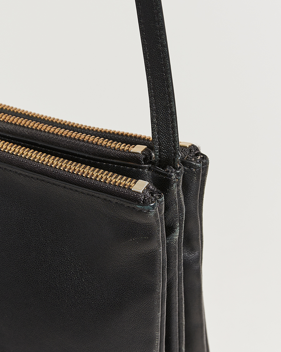 Herre | Pre-Owned & Vintage Bags | Celine Pre-Owned | Trio Bag Medium Leather Black