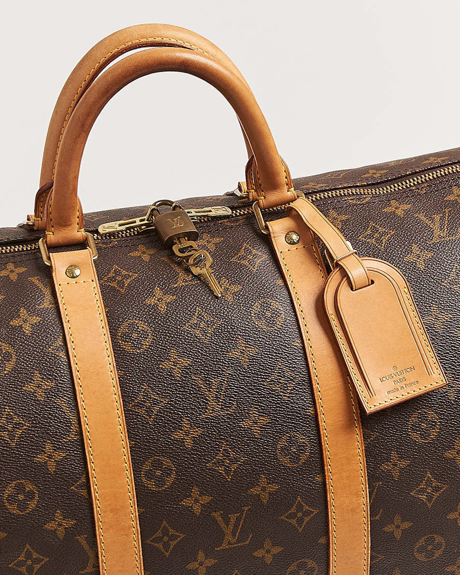 Herre | Pre-Owned & Vintage Bags | Louis Vuitton Pre-Owned | Keepall Bandouliére 55 Monogram