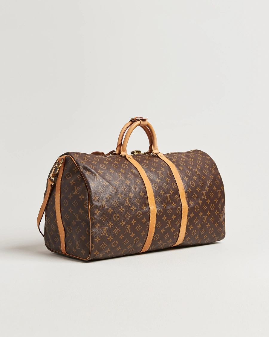 Herre | Pre-Owned & Vintage Bags | Louis Vuitton Pre-Owned | Keepall Bandouliére 55 Monogram