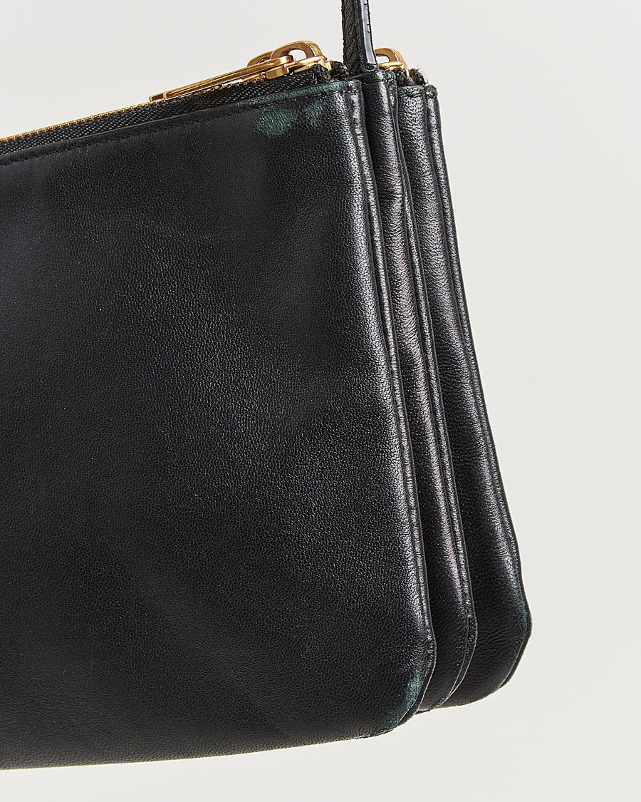 Herre | Pre-Owned & Vintage Bags | Celine Pre-Owned | Trio Bag Small Leather Black
