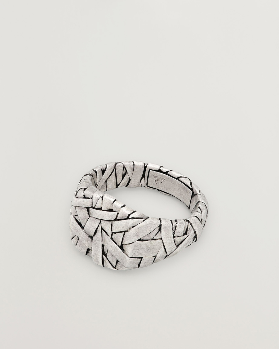 Herre | Smykker | Tom Wood | Quilt Ring Small Silver