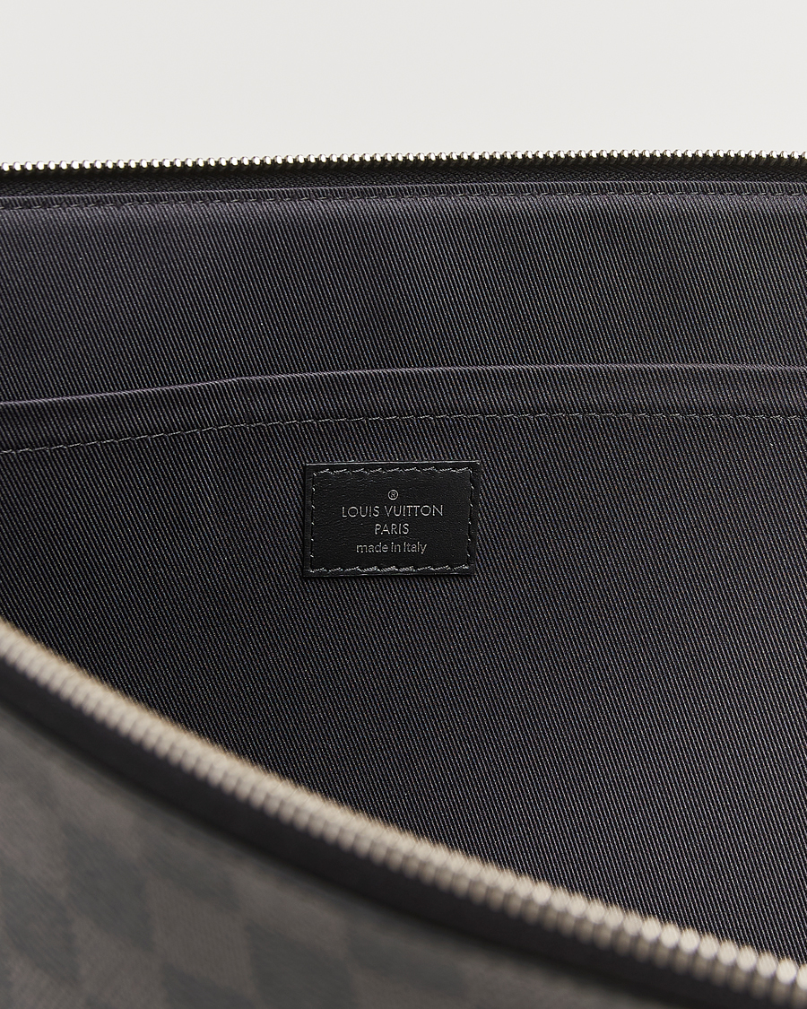 Herre | Pre-Owned & Vintage Bags | Louis Vuitton Pre-Owned | Pochette Jules GM Damier Graphite