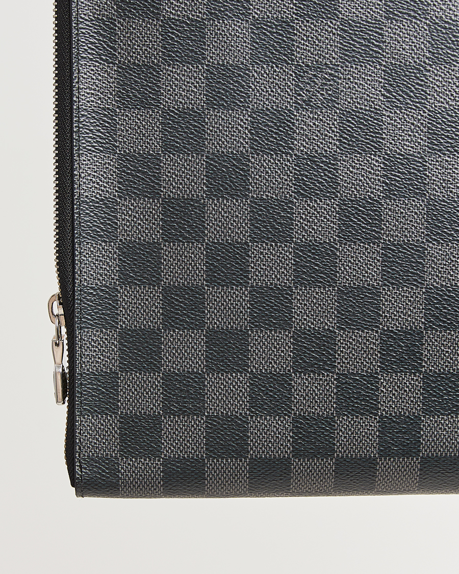 Herre | Pre-Owned & Vintage Bags | Louis Vuitton Pre-Owned | Pochette Jules GM Damier Graphite