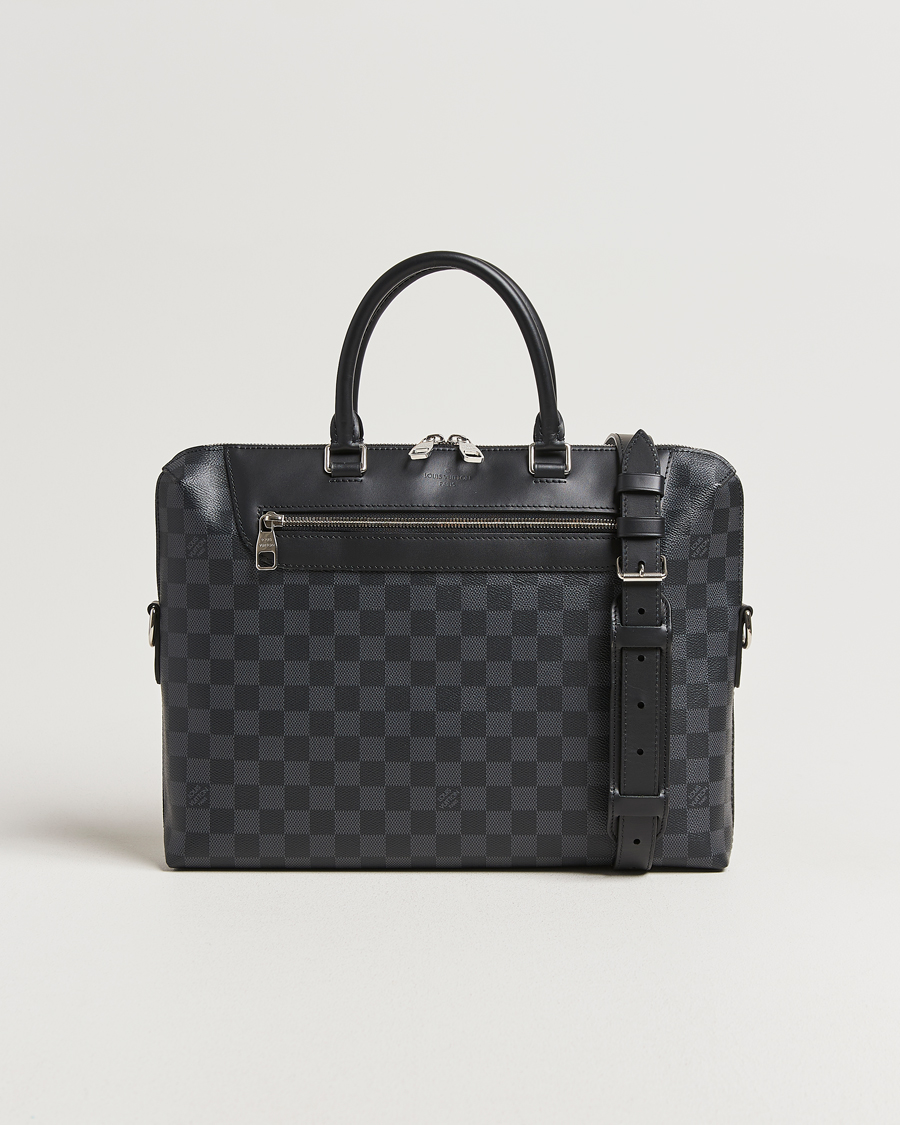 Herre | Pre-Owned & Vintage Bags | Louis Vuitton Pre-Owned | Porte Documan Jules Damier Graphite