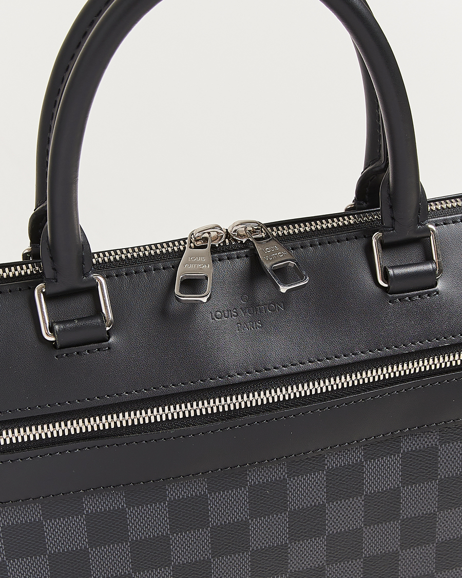 Herre | Pre-Owned & Vintage Bags | Louis Vuitton Pre-Owned | Porte Documan Jules Damier Graphite