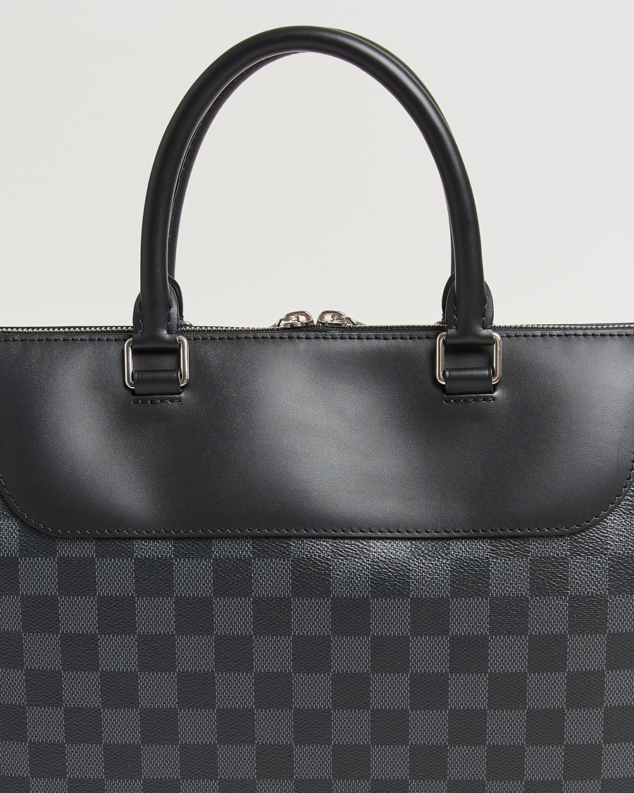 Herre | Pre-Owned & Vintage Bags | Louis Vuitton Pre-Owned | Porte Documan Jules Damier Graphite