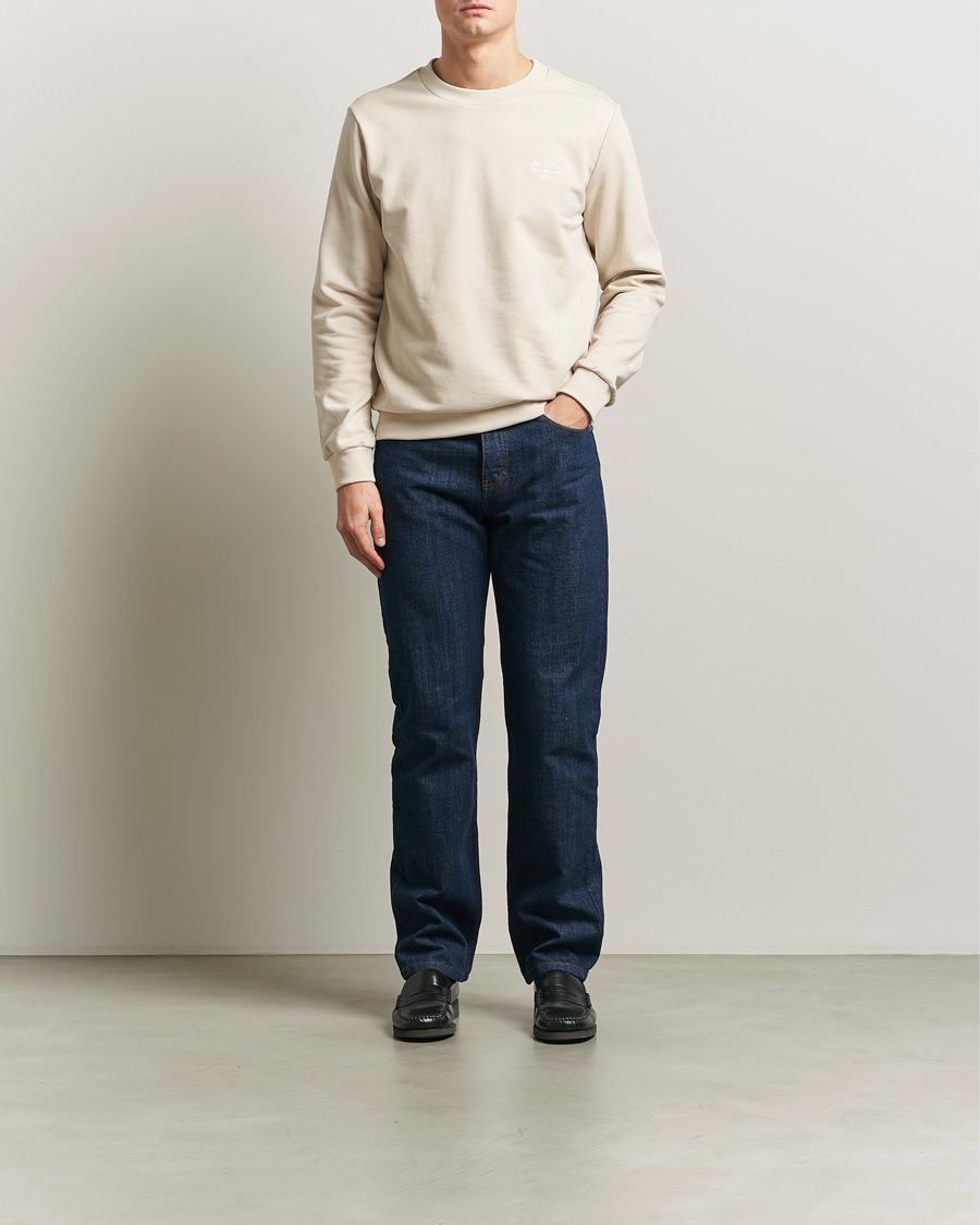 Herre | Gensere | A.P.C. | Rue Madame Tonal Sweatshirt Mastic