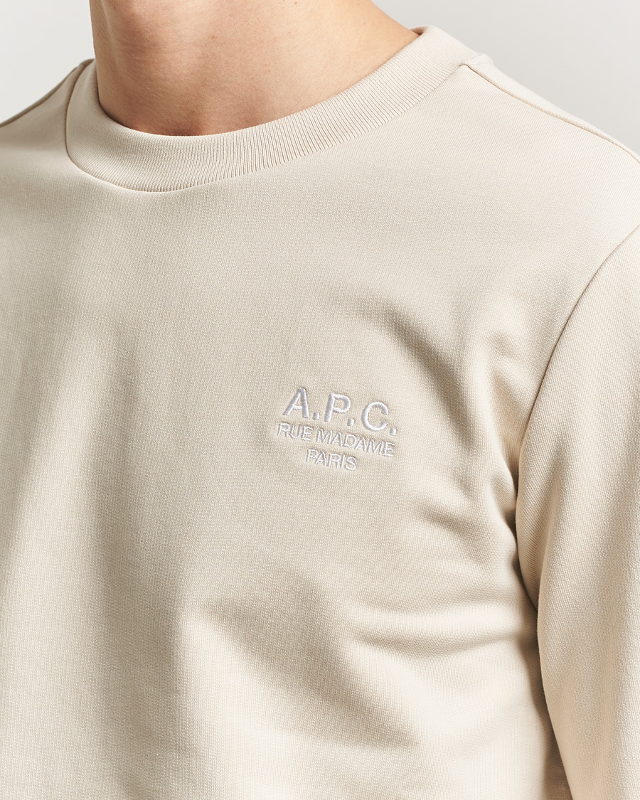 Herre | Gensere | A.P.C. | Rue Madame Tonal Sweatshirt Mastic