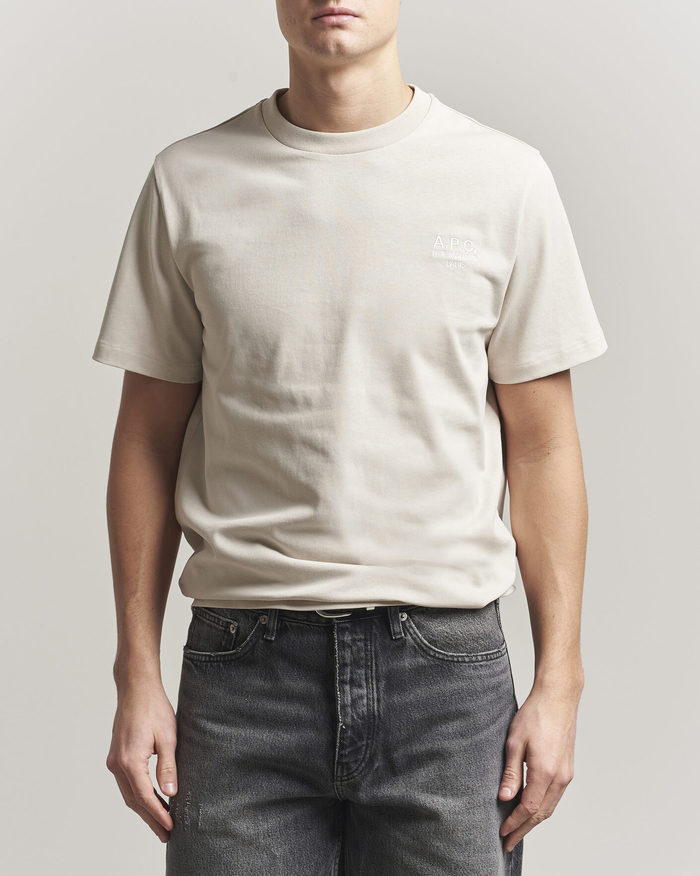 Herre | T-Shirts | A.P.C. | Rue Madame T-Shirt Mastic